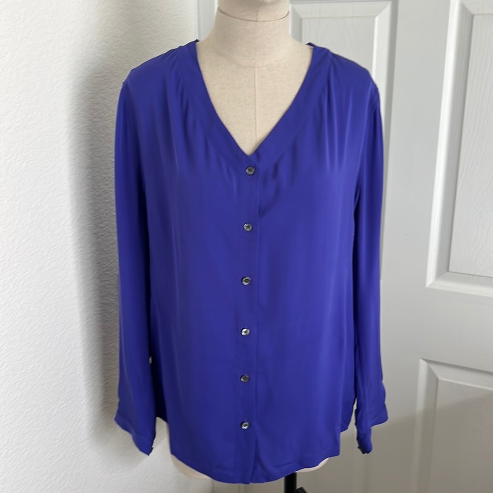Halston Heritage silk blouse